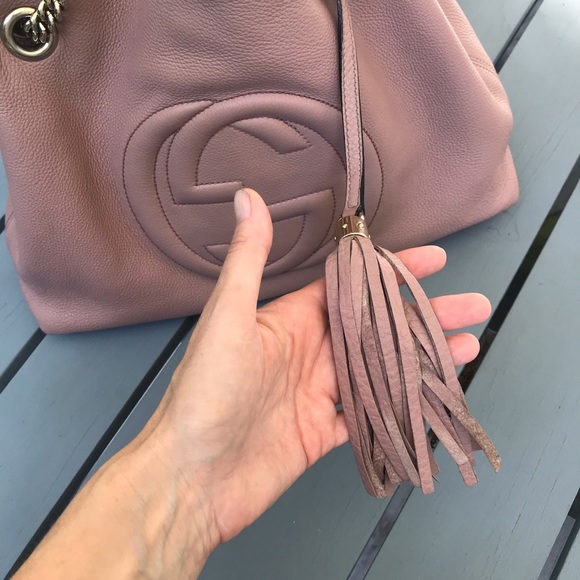 Gucci Soho Bag in dusty pink color - Picture 12 of 15